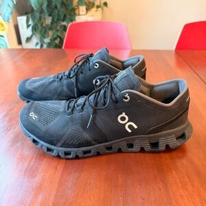 On Cloud X - Men’s Running Shoe - Size 10 - Black/Black